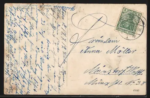 AK Köln a. Rhein, Totalansicht über die Schiffsbrücke