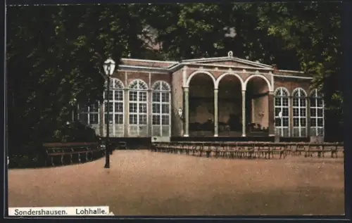 AK Sondershausen / Thüringen, Blick auf die Lohhalle