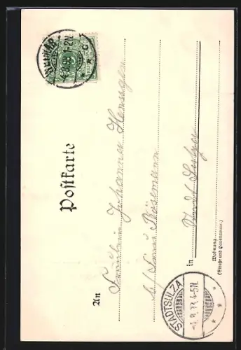 AK Weimar / Thüringen, Goethe-Schiller-Denkmal