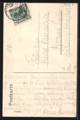 AK Groitzsch / Sa., Partie an der Schwennigke