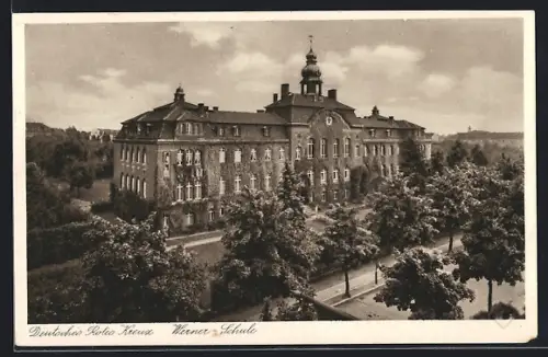 AK Berlin-Lankwitz, Deutsches Rotes Kreuz, Werner-Schule, Frobenstrasse 75