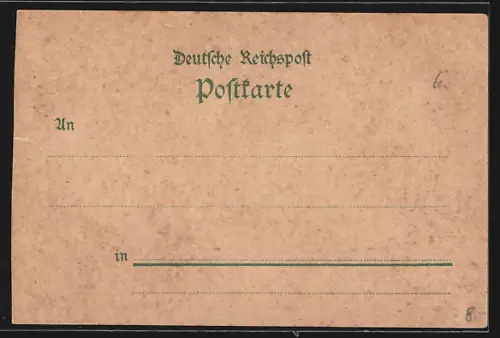 Lithographie Radebeul, Bilz`sche Naturheilanstalt, Kurhaus