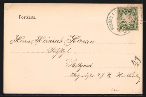 AK Burgau / Schwaben, Ortsansicht mit See