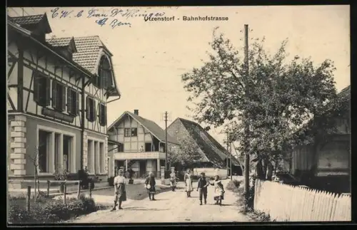 AK Utzenstorf, Partie in der Bahnhofstrasse