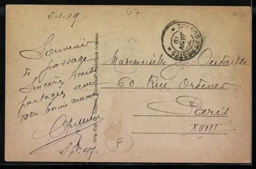 AK Salzern, Handlung im Ort, Kirche, Ortspanorama