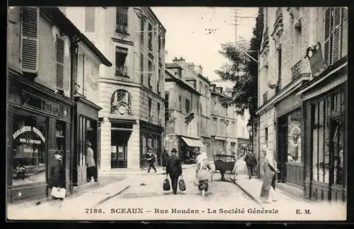 AK Sceaux, Rue Houdan, la Société Générale