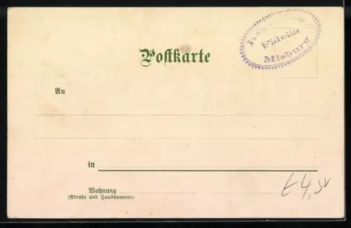 Künstler-AK T.Guggenberger: Monatsgrüsse, August, Bauern bei der Feldarbeit, Blume