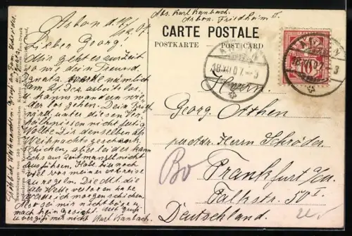 AK Die Bergsteiger kraxeln auf der Jungfrau, Berggesichter