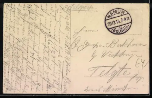 AK Die Lodenfremden, Bergsteiger schauen in die Ferne