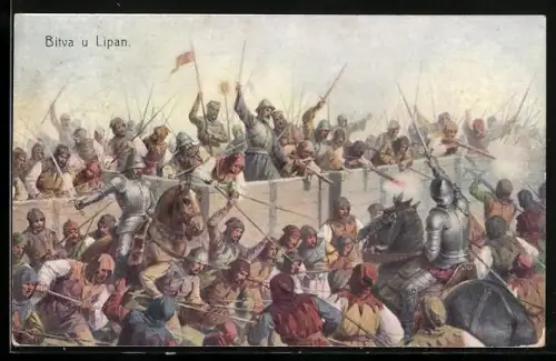 AK Lipan, Kämpfe während der Schlacht bei Lipan