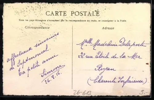 Künstler-AK Handgemalt: Kirche und Baum