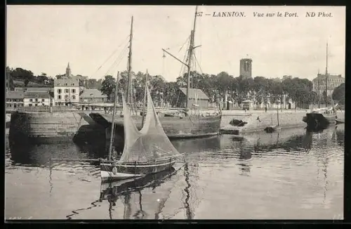 AK Lannion, Vue sur le Port