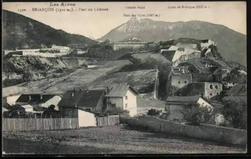 AK Briancon, Fort du Chateau, Fort des tetes, Grande Maye, croix de Bretagne
