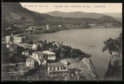 AK Theoule, Vue Generale aus der Vogelschau