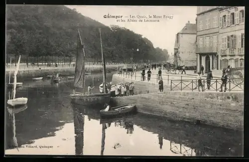 AK Quimper, Les Quais, le Mont Frugy et les Allees de Loemaria