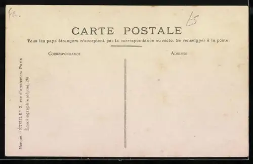 AK Ivry, Inondations 1910, le Départ des Sinistrés