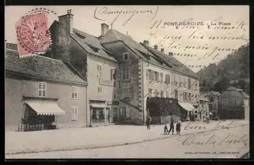AK Pont-de-Roide, La Place