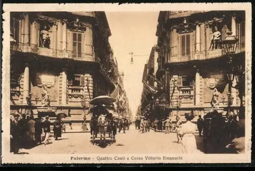 AK Palermo, Quattro Canti e Corso Vittorio Emanuele