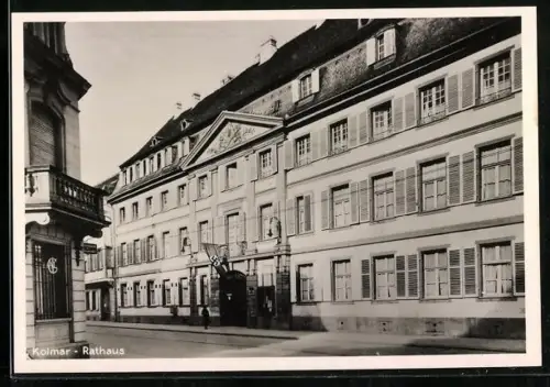AK Kolmar, Rathaus, Aussenansicht