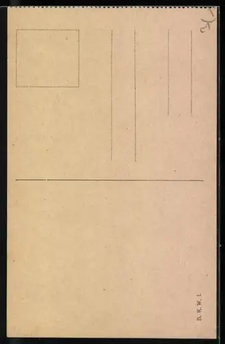 Künstler-AK E.F. Hofecker: Rossatz /N.-Oe., Mädchen am Denkmal
