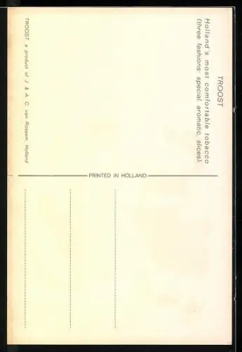 AK Verurteilter am Pranger raucht eine Pfeife mit Troost Tabak