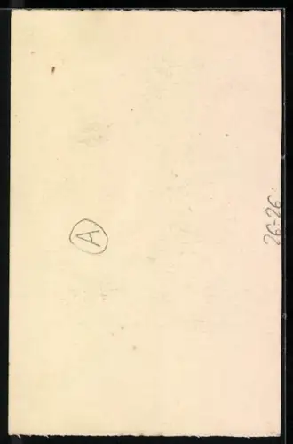 Künstler-AK Handgemalt: Motiv einer Steilküste