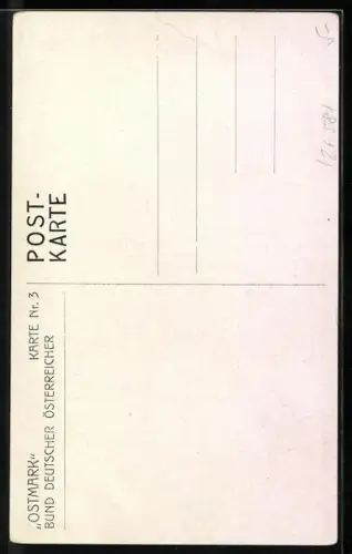 Künstler-AK Ernst Kutzer: Ostmark, In einem kühlen Grunde, Wanderer