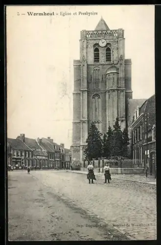AK Wormhout, Eglise et Presbytère