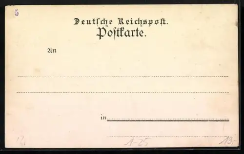 AK Coburg, Besuch von Zar Nikolaus II. von Russland und seiner Frau Alexandra 1897, Porträts