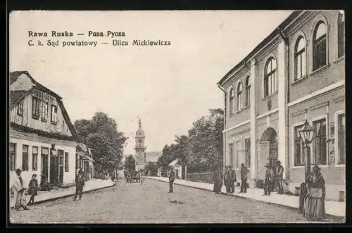 AK Rava Ruska, Ul. Mickiewicza, Mickiewiczgasse
