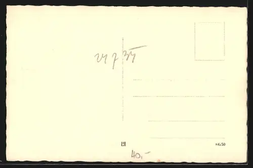 AK Braunau a. I., Uferpartie mit Kirche