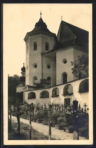 AK Traunkirchen, Kirche und Friedhof