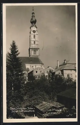 AK Braunau am Inn, Stadtpfarrkirche
