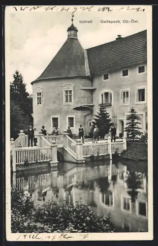 AK Gallspach /Ob.-Öst., Blick zum Schloss