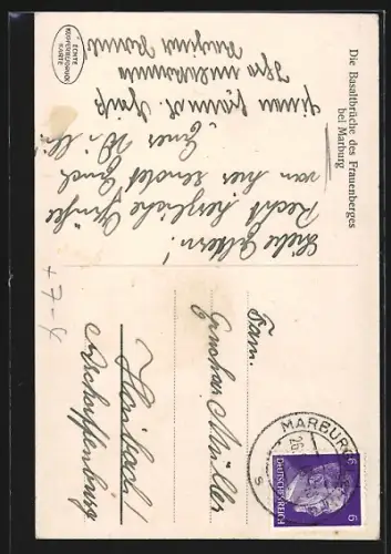 AK Marburg, Basaltbrüche des Frauenberges