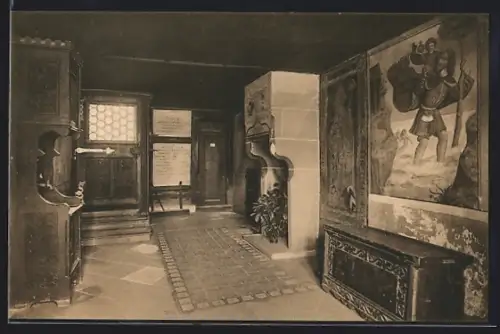 AK Stein a. Rh., Kloster St. Georgen, zweiter Vorraum der Abtswohnung nach 1500