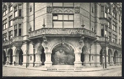 AK Bremen, Baumwollbörse, Portal