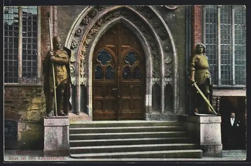 AK Bremen, Ritter vor dem Rathausportal