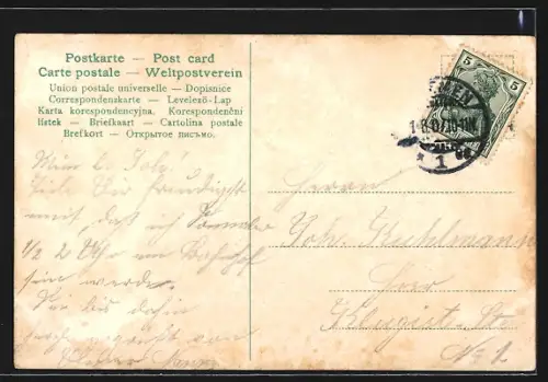 AK Bremen, Ritter vor dem Rathausportal