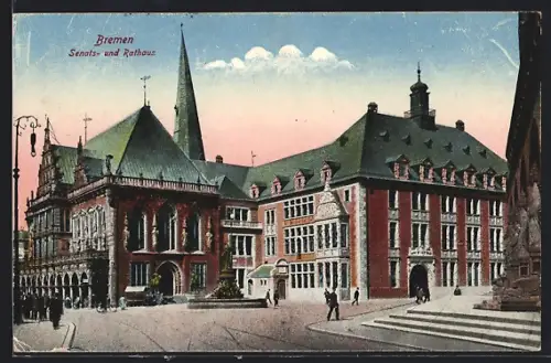 AK Bremen, Senats- und Rathaus