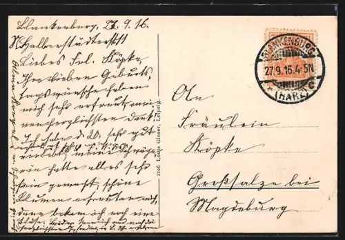 AK Blankenburg a. Harz, Schloss und Ziegenkopf