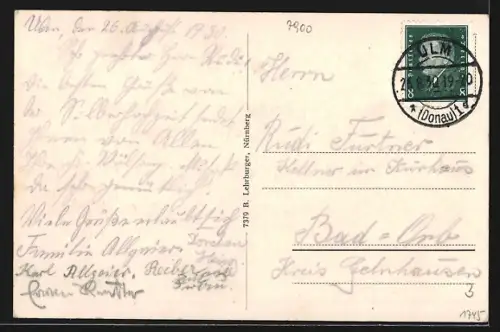 AK Ulm a. D., Friedrichsausee