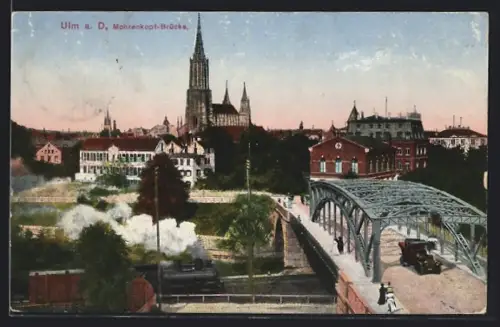 AK Ulm a. D., Mohrenkopf-Brücke, Münster