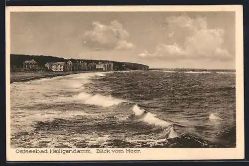 AK Heiligendamm, Blick vom Meer