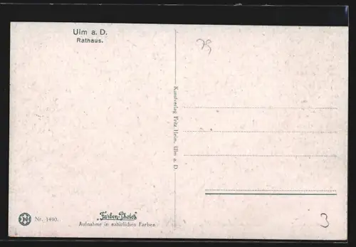 AK Ulm a. D., Rathaus, Münster