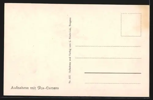 AK Lindau i. B., Deutsches Ufer, Blick auf Insel und Ufer