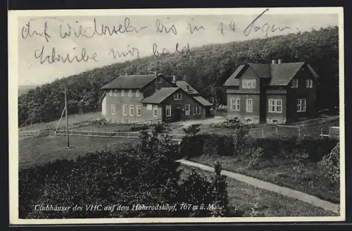 AK Breungeshain /Schotten, Clubhäuser des VHC auf dem Hoherodskopf