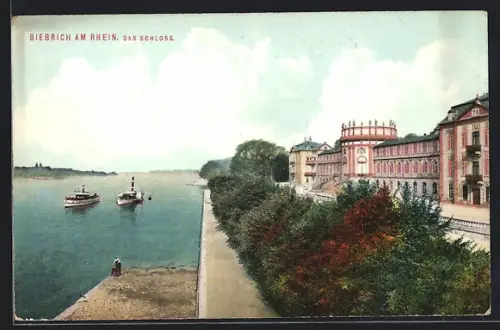 AK Biebrich am Rhein, Das Schloss