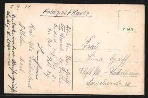 AK Biebrich am Rhein, Das Schloss