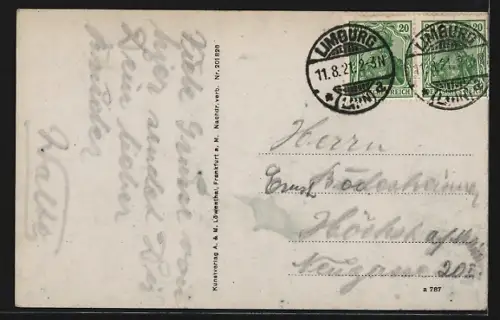 AK Dietkirchen / Lahn, Ortsansicht an der Lahn